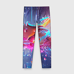 Детские легинсы Neon splashes