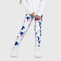 Леггинсы для девочки Русский народ, цвет: 3D-принт — фото 2