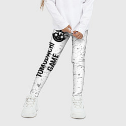 Леггинсы для девочки Tomodachi Game glitch на светлом фоне: по-вертикал, цвет: 3D-принт — фото 2