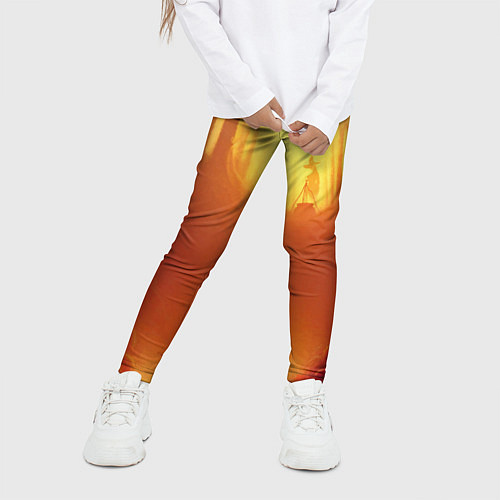 Детские легинсы Темная ведьма колдует в жутком лесу / 3D-принт – фото 3