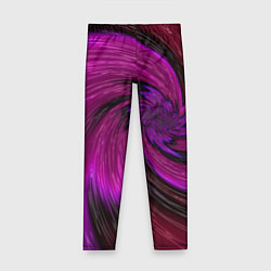 Леггинсы для девочки Фиолетовый вихрь, цвет: 3D-принт