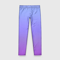 Леггинсы для девочки Фиолетовый градиент, цвет: 3D-принт