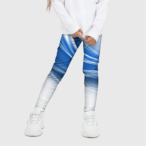 Детские легинсы Ледяной поток ветра / 3D-принт – фото 3