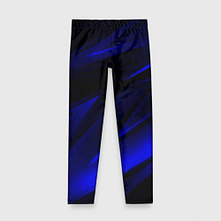Леггинсы для девочки Geometry blue stripes, цвет: 3D-принт