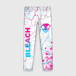 Детские легинсы Bleach neon gradient style: надпись, символ