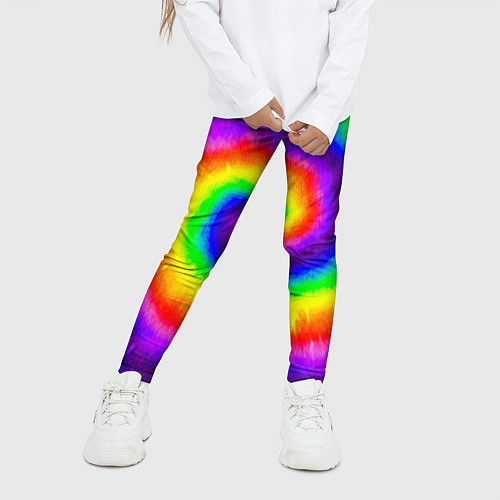 Детские легинсы Тай-дай / 3D-принт – фото 3