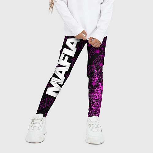 Детские легинсы Mafia pro gaming: по-вертикали / 3D-принт – фото 3