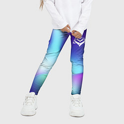Леггинсы для девочки Warframe northern cold, цвет: 3D-принт — фото 2