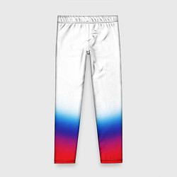 Детские легинсы Флаг России градиент
