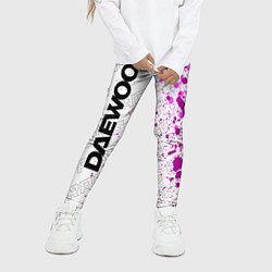 Леггинсы для девочки Daewoo pro racing: по-вертикали, цвет: 3D-принт — фото 2