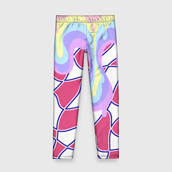 Леггинсы для девочки Rainbow illusion, цвет: 3D-принт