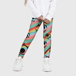 Леггинсы для девочки Not to panic, цвет: 3D-принт — фото 2