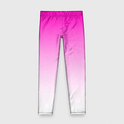 Детские легинсы Розово-белый градиент