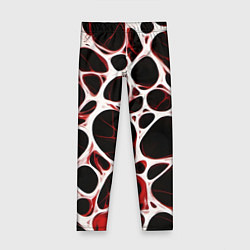 Детские легинсы Красная морская волна