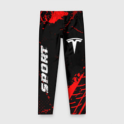 Детские легинсы Tesla red sport tires