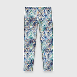 Детские легинсы Паттерн из волков