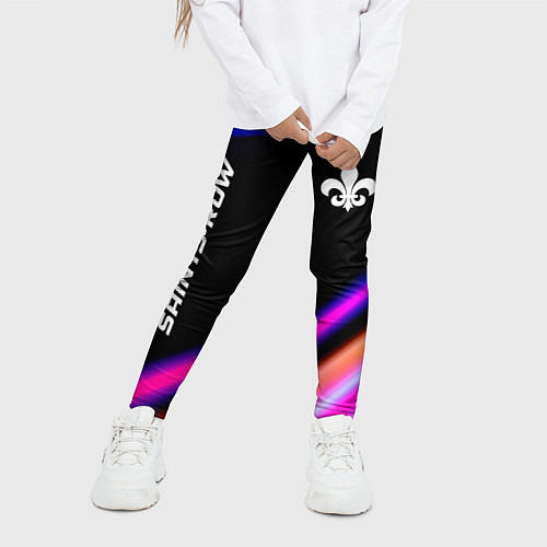 Детские легинсы Saints Row speed game lights / 3D-принт – фото 3