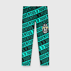 Детские легинсы Juventus pattern logo steel