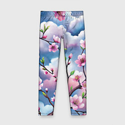 Детские легинсы Облака цветов сакуры