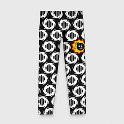 Детские легинсы Serious Sam logo pattern
