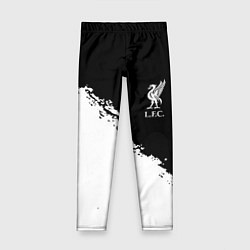 Детские легинсы Liverpool fc белые краски