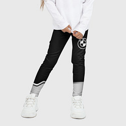 Леггинсы для девочки BMW авто текстура, цвет: 3D-принт — фото 2