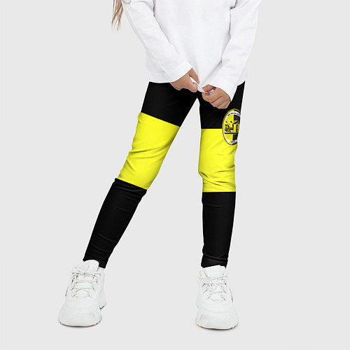 Детские легинсы Янг бойс полоса / 3D-принт – фото 3