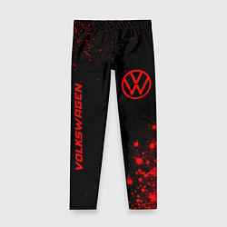 Детские легинсы Volkswagen - red gradient вертикально