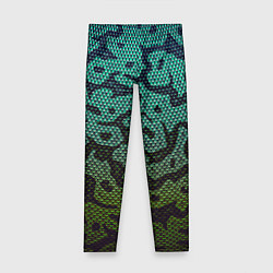 Детские легинсы Змеиный камуфляж