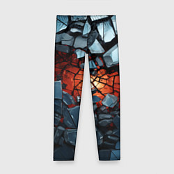 Детские легинсы Разбиты камни в текстуре