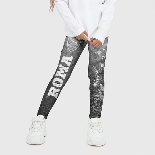 Детские легинсы Roma - grey gradient по-вертикали / 3D-принт – фото 3