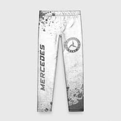 Детские легинсы Mercedes - white gradient вертикально