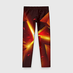 Детские легинсы Трехмерный взрыв неоновых плит абстракция