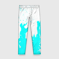 Детские легинсы Голубой огонь текстура
