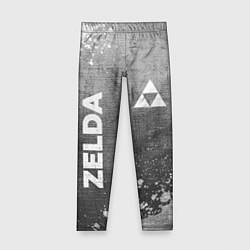 Детские легинсы Zelda - grey gradient вертикально