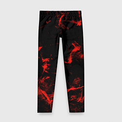 Детские легинсы Color red black