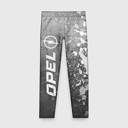 Леггинсы для девочки Opel - grey gradient по-вертикали, цвет: 3D-принт