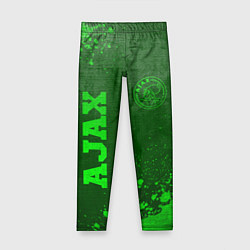 Детские легинсы Ajax - green gradient вертикально