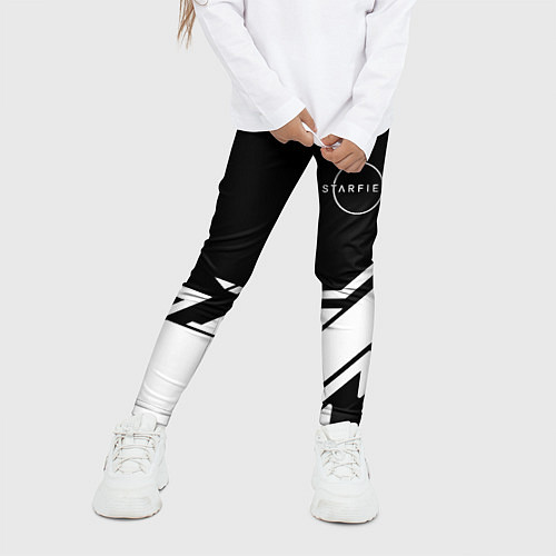 Детские легинсы Starfield геометрия / 3D-принт – фото 3