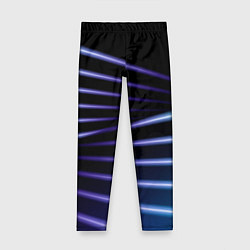 Детские легинсы Color black blue