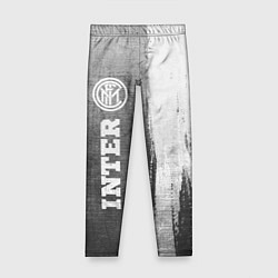 Леггинсы для девочки Inter - grey gradient по-вертикали, цвет: 3D-принт