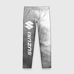 Леггинсы для девочки Suzuki - grey gradient по-вертикали, цвет: 3D-принт