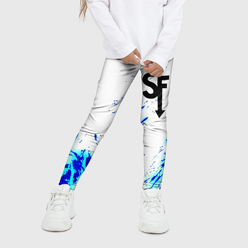 Детские легинсы Sally Face краски / 3D-принт – фото 3