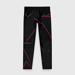 Леггинсы для девочки Color pink line, цвет: 3D-принт