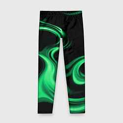 Детские легинсы Color green smoke