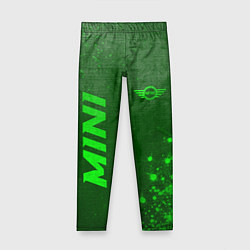 Детские легинсы Mini - green gradient вертикально