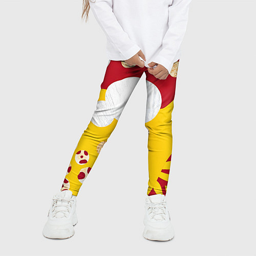 Детские легинсы Анималистичный паттерн / 3D-принт – фото 3