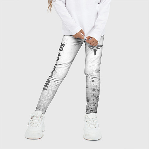 Детские легинсы The Last Of Us - white gradient вертикально / 3D-принт – фото 3