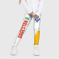 Леггинсы для девочки Дагестан color, цвет: 3D-принт — фото 2