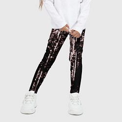 Леггинсы для девочки Points, цвет: 3D-принт — фото 2